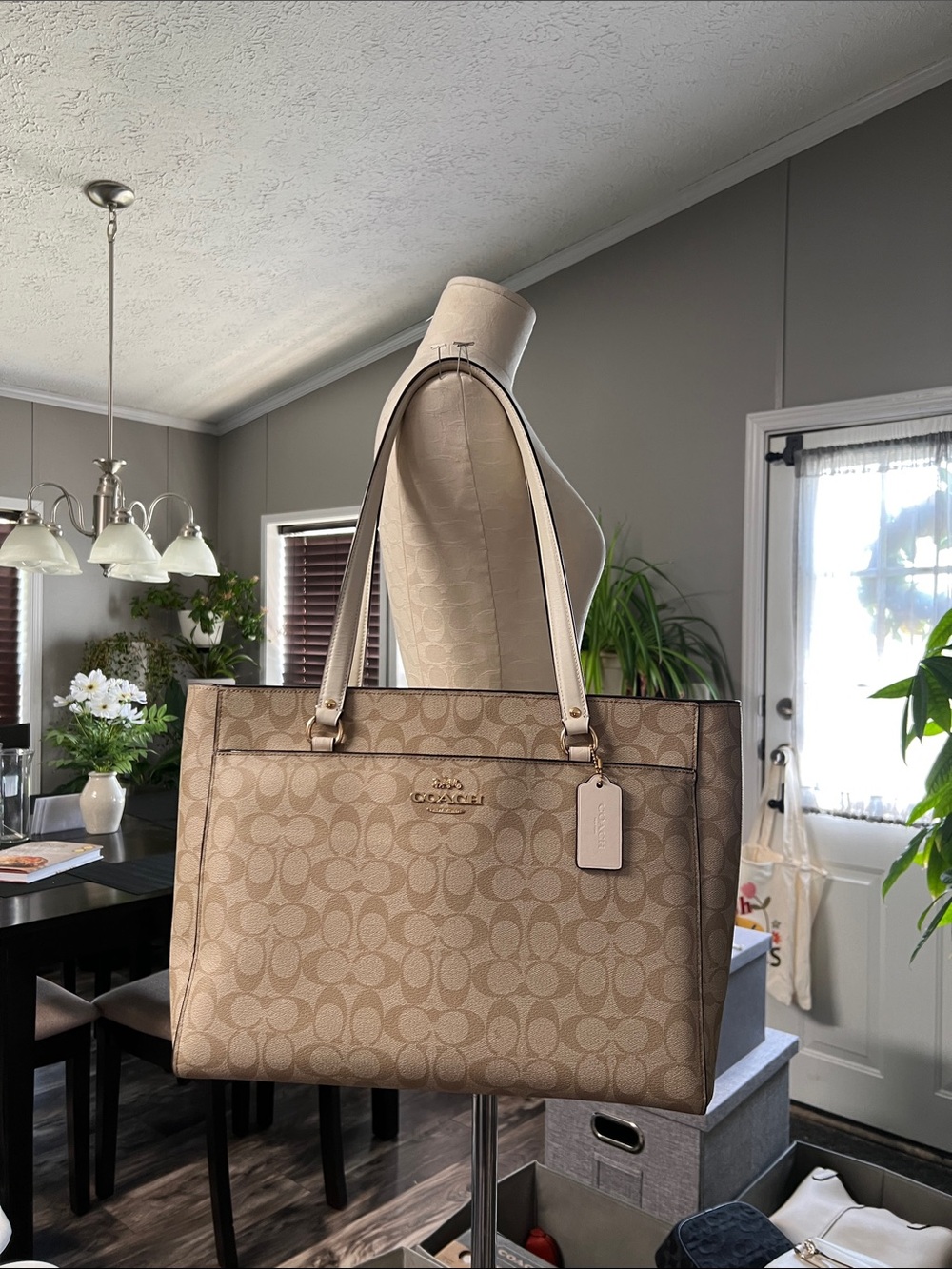 Coach Chalk Signature Laptop bag